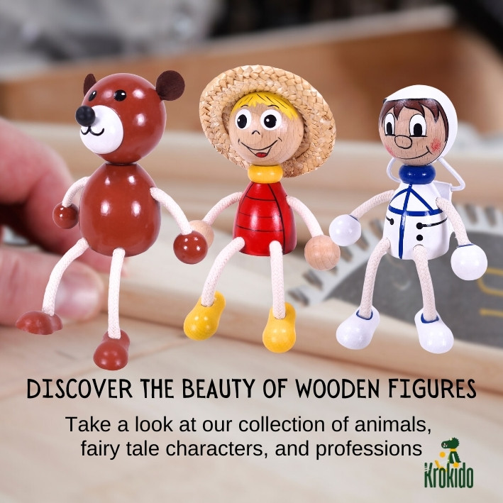 Wooden figures KROKIDO