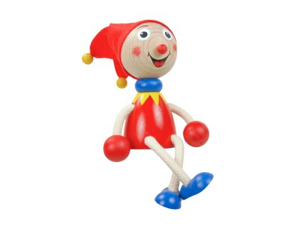 jester handmade wooden figure