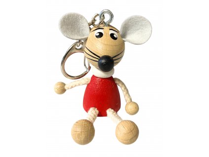 handpainted keychain for kids mouse