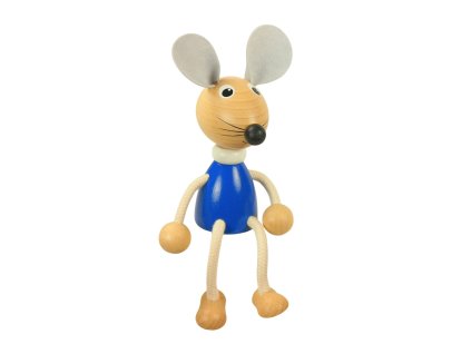 mouse wooden figure