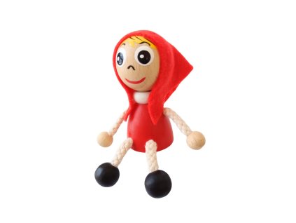 Little red riding hood magnet hand painted