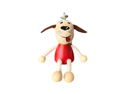 Dog wooden pendant KROKIDO