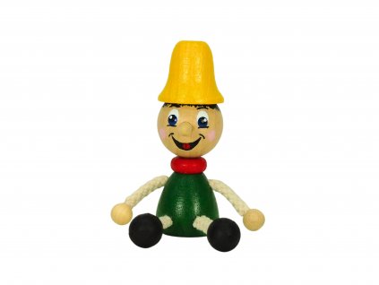 Pinocchio wooden magnet for kids