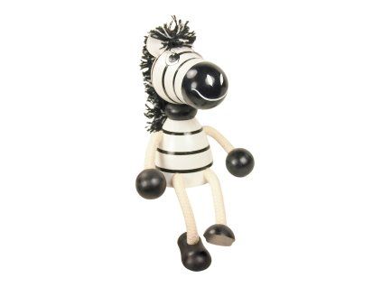 zebra wooden figure for kids