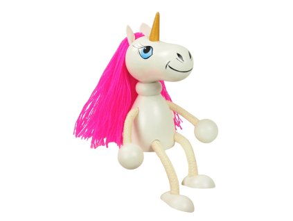 unicorn wooden figuine