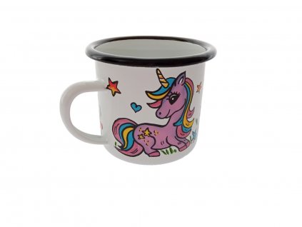 Enamaled cup Unicorn