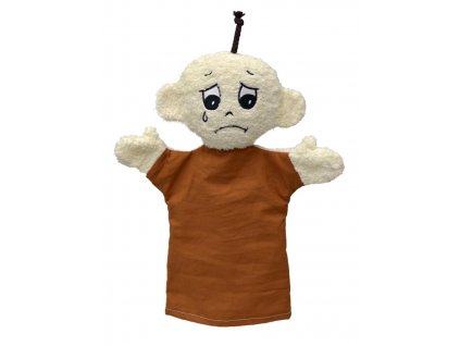 hand puppet emotion sadness