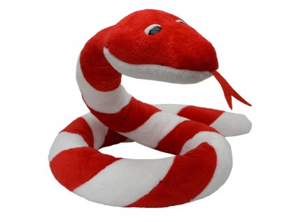 red snake plushy toy