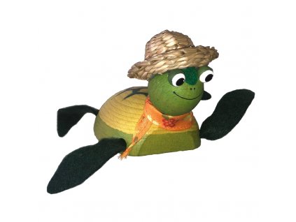 sea turtle wooden bouncing figure