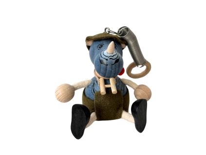 Rhino figure on spring