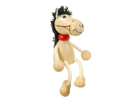 horse wooden figurine for kids