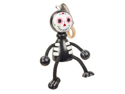Los Muertos wooden bouncing doll KROKIDO