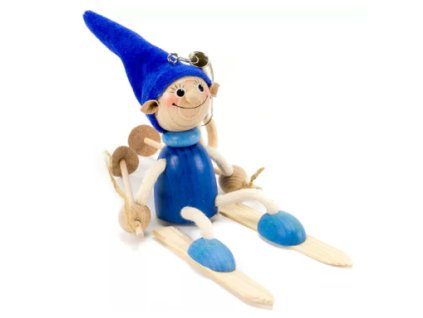 christmas dwarf wooden jumping buddy