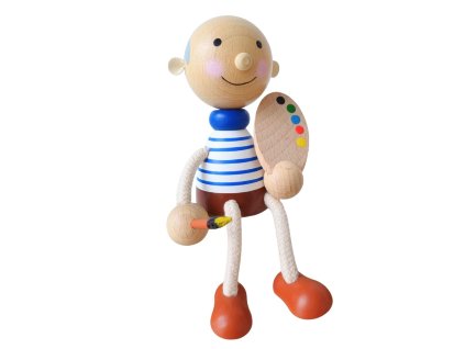 wooden figure pablo handmade decoration