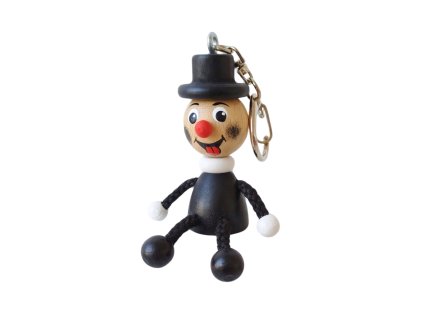 Chimney sweep wooden keyring