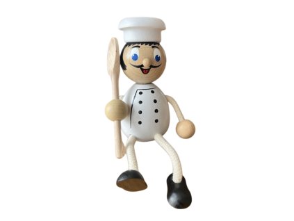 chef Pierre wooden figurine KROKIDO