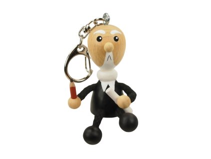 architect Gaudi wooden keyring