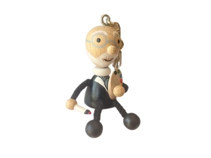 Henri Matisse handcrafted wooden keyring KROKIDO