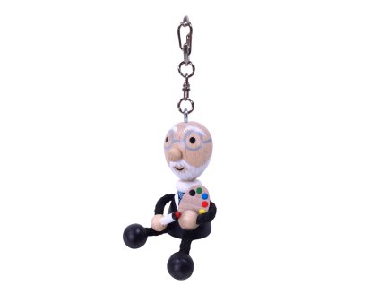 henri handmade wooden keyring
