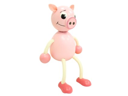 Big pig bouncing figure