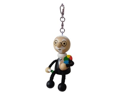 painter art nouveau keychain