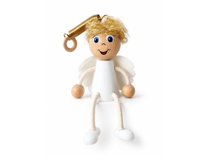 Angel wooden doll