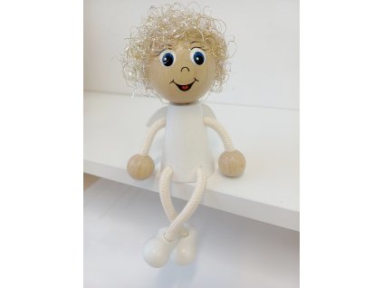 wooden figure little angel