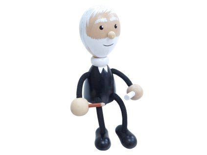 Antoni Gaudi handmade wooden figurine KROKIDO