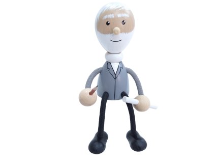 antoni gaudi hadmade wooden figure