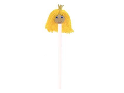 princess hand painted woodenpencil topper