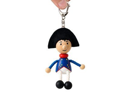 Napoleon wooden keychain KROKIDO