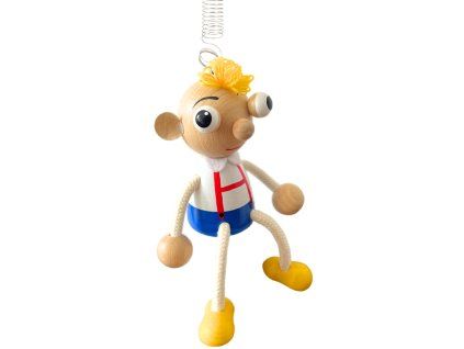 urvinek_wooden figure on spring