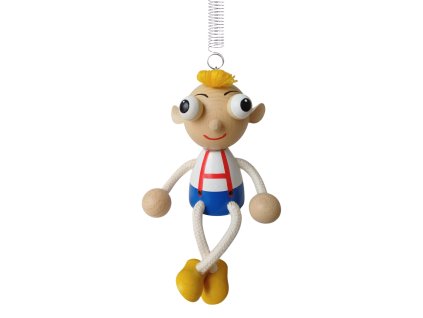 Hurvinek bouncing wooden figure