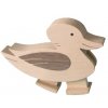 walking wooden duck