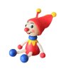 Jester magnetic wooden figurine