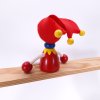 jester bouncing wooden figure