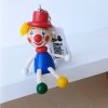 clown red hat keyring