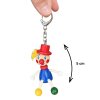 Clown hand painted wooden pendant KROKIDO