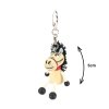 Horse handcrafted wooden keyring KROKIDO