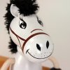 white horse handpainted wooden figure from czechia