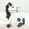 white horse wooden figure for horse lovers