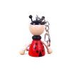 Ladybird hand painted wooden keychain KROKIDO