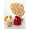 Ladybird handmade wooden doll