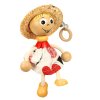 Ladybird with skirt wooden bouncing figurine KROKIDO