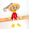 ladybug wooden bouncing figure