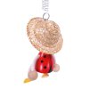 Ladybug wooden figurine on spring KROKIDO