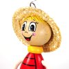 ladybug wooden fiogure on spriong