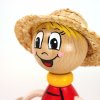 ladybird handmade wooden figure
