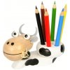 crayon holder cow