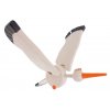 flying stork wooden decoration